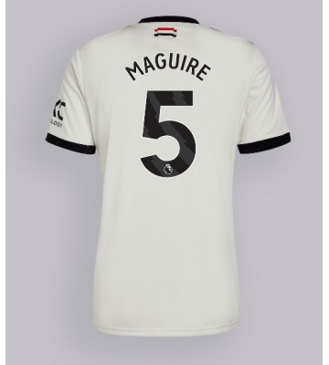 Manchester United Harry Maguire #5 Tercera Equipación 2024-25 Manga Corta